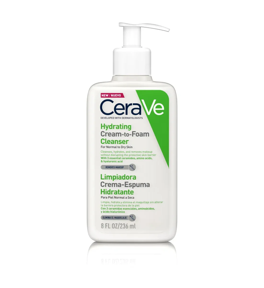 CERAVE Crema Limpiadora Espuma Hidratante 236 ml