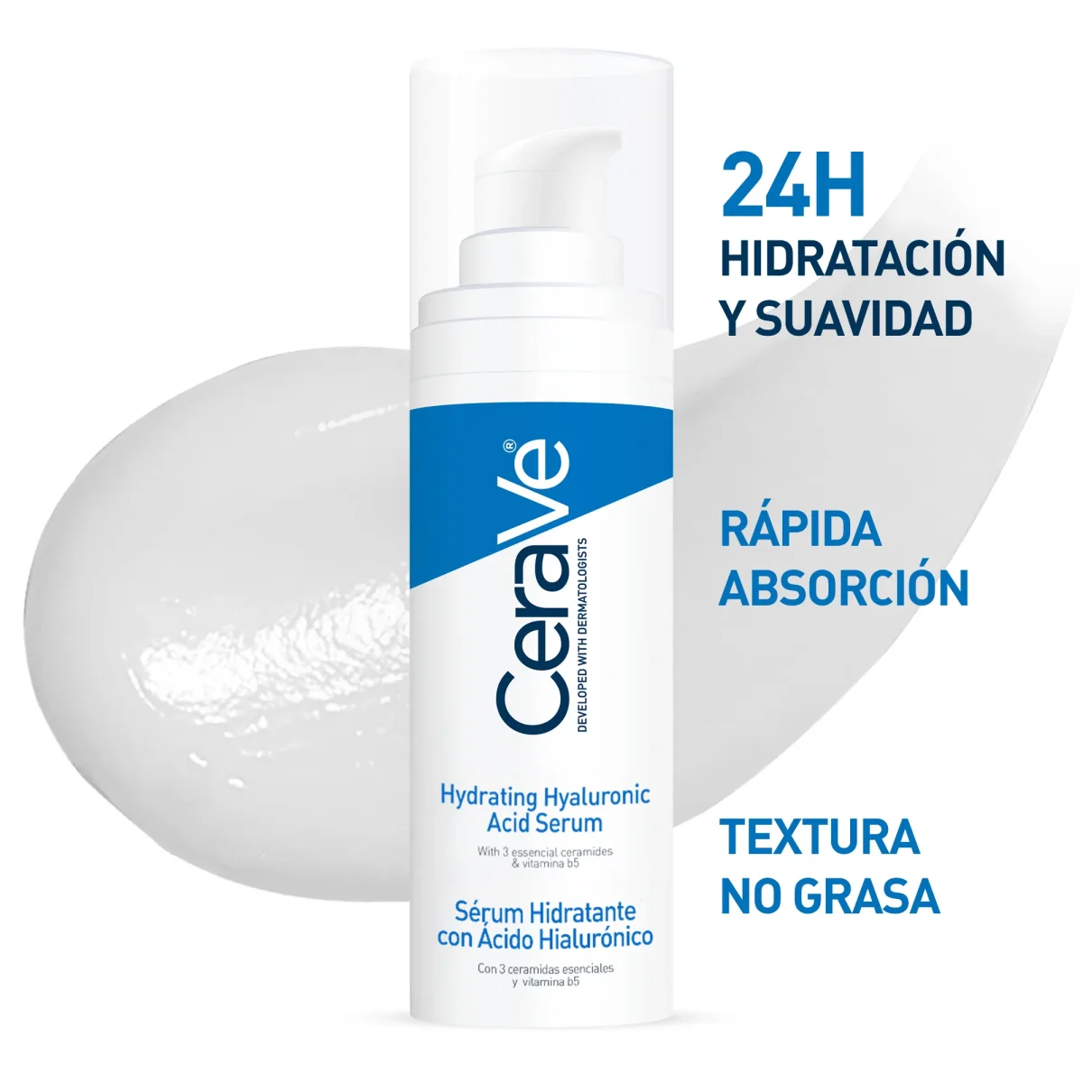 CERAVE Sérum Hidratante con Ácido Hialurónico 30 ml - Imagen 4