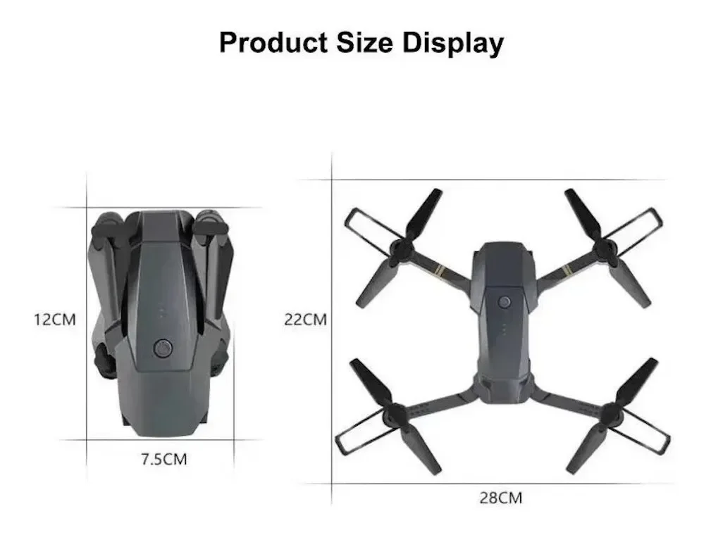 DRONE 998 control remoto Con cámara HD 998 - Imagen 6
