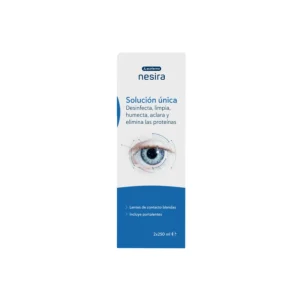 Nesira Solución única para lentillas Pack 2×250 ml